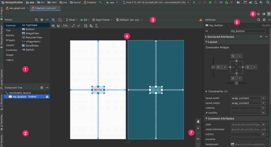 Android Studio's Layout Editor