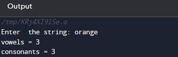 C Program to Count the Number of Vowels in a String