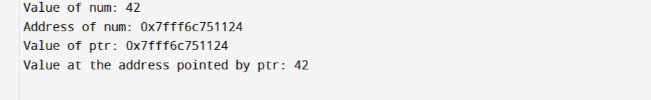 Dereference operator in C