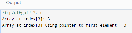 Features Of Array In C