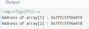 Features Of Array In C