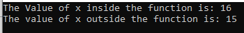 Formal Parameters in C