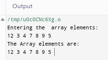 How can we initialize an array in C