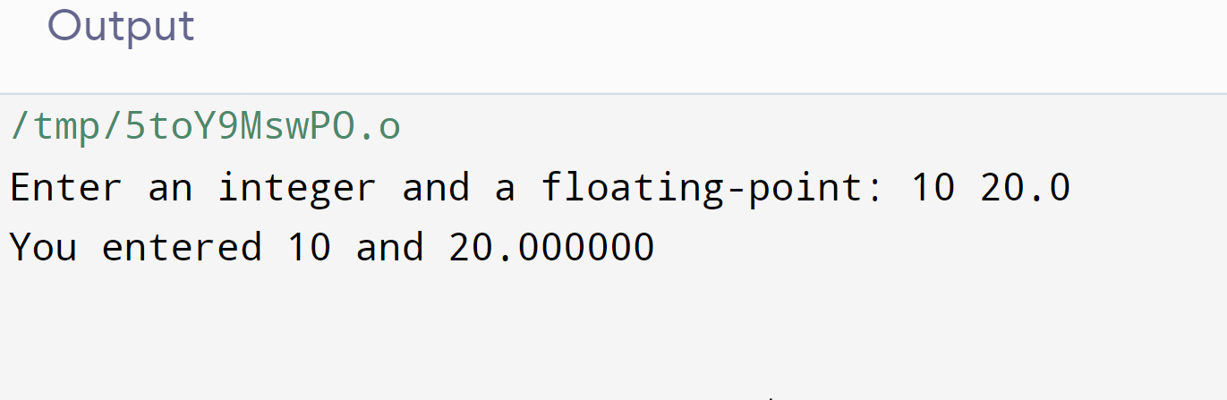 Purpose of scanf in C Language/>
<!-- /wp:html -->

<!-- wp:paragraph -->
<p>Here, the format string 