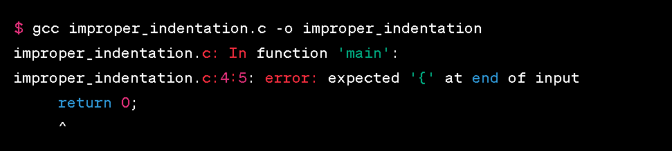 Syntax error in C