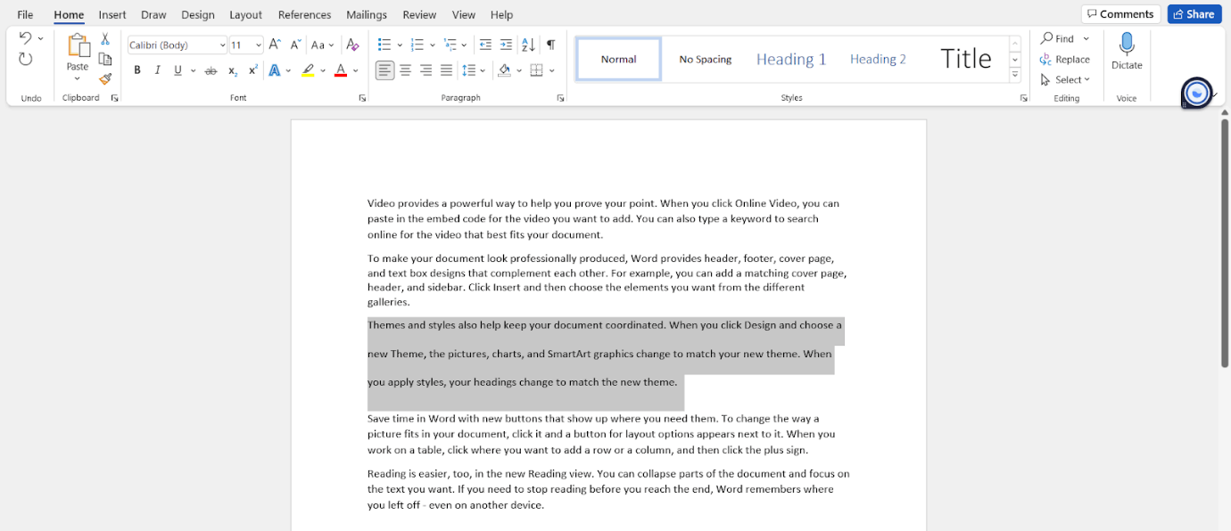 How do double space or change line spacing in Microsoft Word