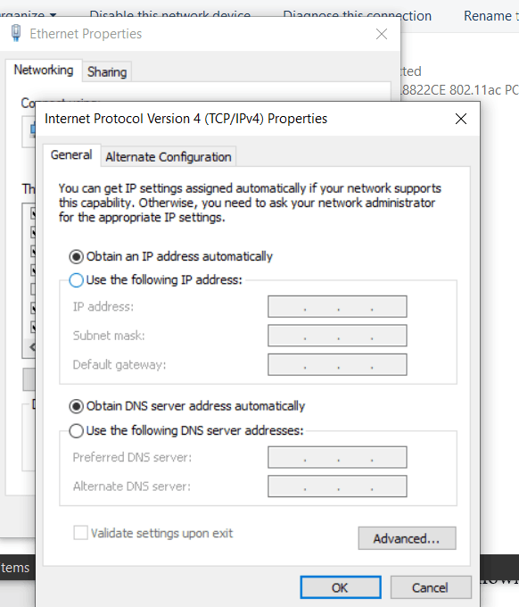 How to enable or disable DHCP in Windows