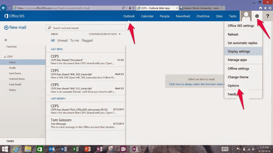 How to enable or disable the preview pane of Microsoft Outlook TAE
