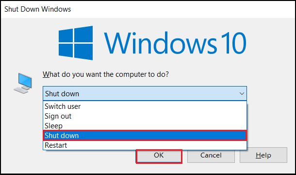 How to shut down a computer