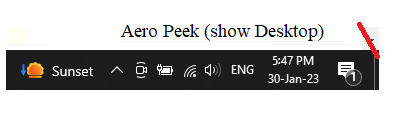 What is Aero Peek