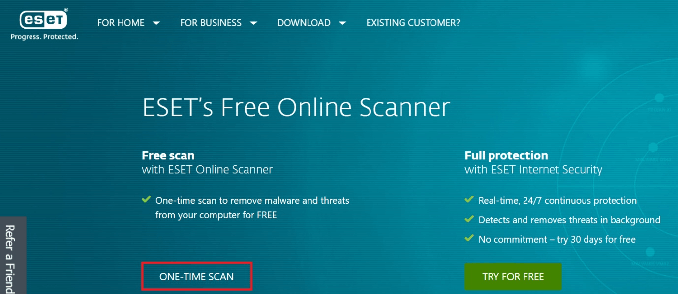 Where can I find free online virus scanners