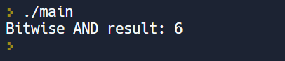 Bitwise Operator in C++