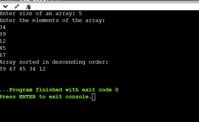 Bubble Sort in C++