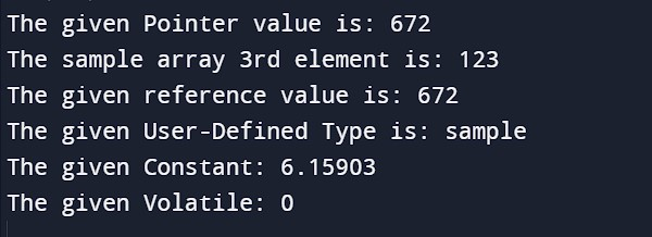 Built-in Types in C++