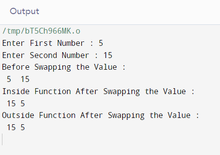 Call By Value And Call By Reference In C++