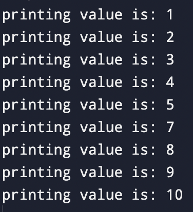 Continue Statement in C++