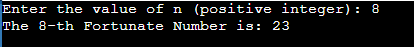 Finding the n-th Fortune Number in C++/>
<!-- /wp:html -->

<!-- wp:html -->
<div class=