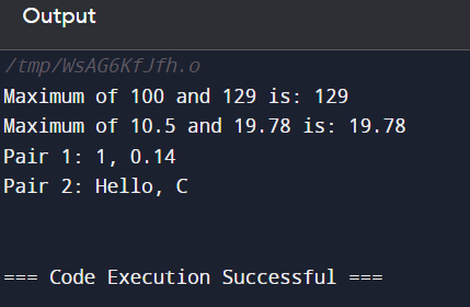 Function Template and Class Template in C++