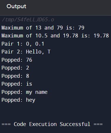 Function Template and Class Template in C++