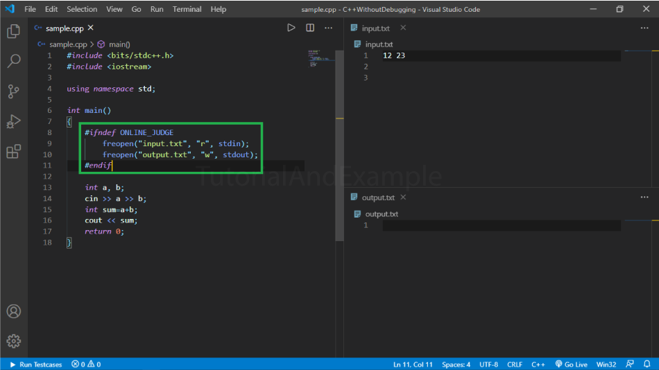 How to compile a C++ program in Visual Studio code/>
<!-- /wp:html -->

<!-- wp:list -->
<ul class=