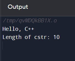 How to declare string in C++