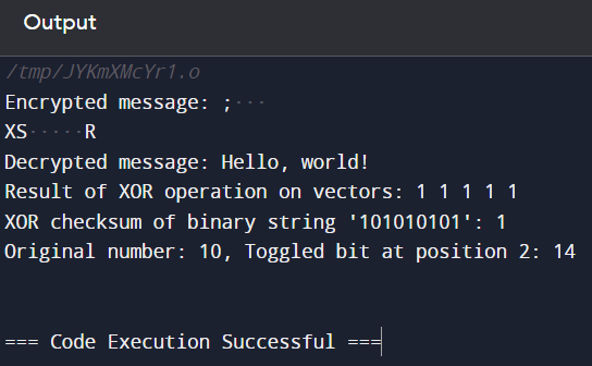 How to do XOR in C++?/>
<!-- /wp:html -->

<!-- wp:paragraph -->
<p><strong>Example 2:</strong></p>
<!-- /wp:paragraph -->

<!-- wp:preformatted -->
<pre class=