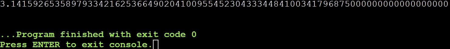 How to get the value of pi in C++