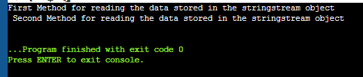 How to use StringStream in C++/>
<!-- /wp:html -->

<!-- wp:paragraph -->
<p><strong>Explanation: </strong>The stringstream object of class object_1 has been declared inside the code above, and the data has been added to it utilizing the extraction operator (>>). In the same manner, we inserted the data into the object_2 object by utilizing the stringstream within the C++ class's str() method. Additionally, we are printing the data displayed in the objects by utilizing the stringstream within the C++ class method str().</p>
<!-- /wp:paragraph -->

<!-- wp:heading -->
<h2 class=