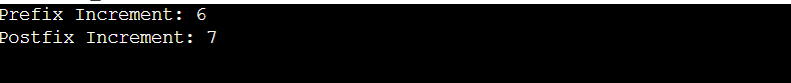 Increment Operator in C++