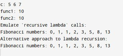 Lambda Expression in C++