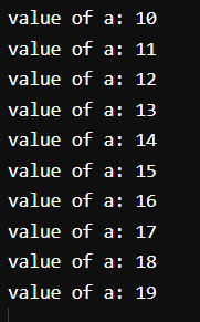 LOOPING STATEMENT IN C++