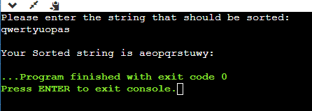 ‘;Methods to Sort Strings in C++