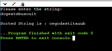 ‘;Methods to Sort Strings in C++