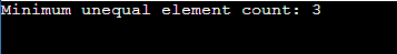 Minimize Count of Unequal Elements at corresponding Indices between give n arrays in C++/>
<!-- /wp:html -->

<!-- wp:paragraph -->
<p><strong>Explanation:</strong></p>
<!-- /wp:paragraph -->

<!-- wp:paragraph -->
<p>In this example, the <strong><em>minimizeUnequalCount</em></strong> function refers to a 2D vector arrs representing the n arrays.</p>
<!-- /wp:paragraph -->

<!-- wp:paragraph -->
<p>It retrieves the number of arrays (n) and assumes all arrays have the same length (m). This assumption is handled later.</p>
<!-- /wp:paragraph -->

<!-- wp:heading -->
<h2 class=