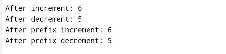 Operators in C++