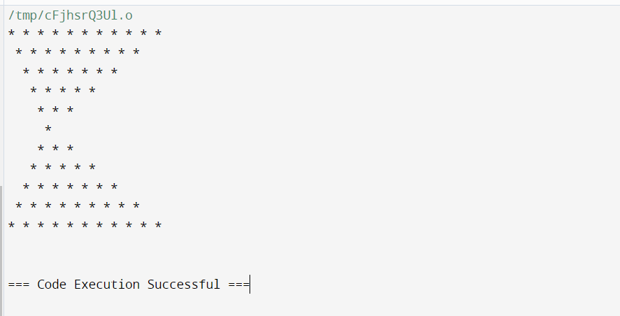 Print patterns in C++