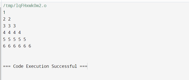 Print patterns in C++