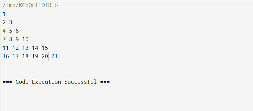 Print patterns in C++