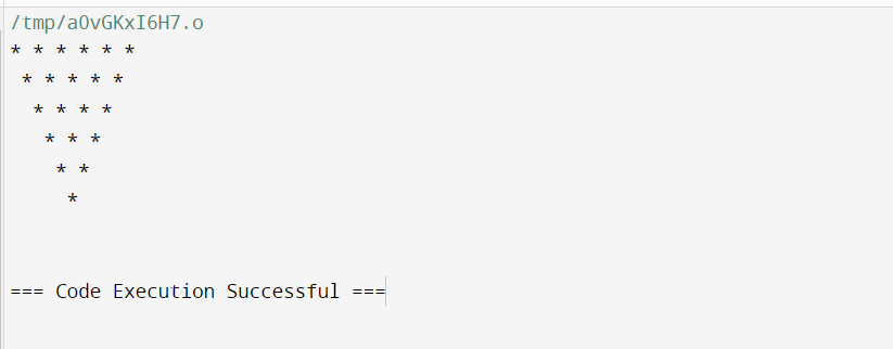 Print patterns in C++