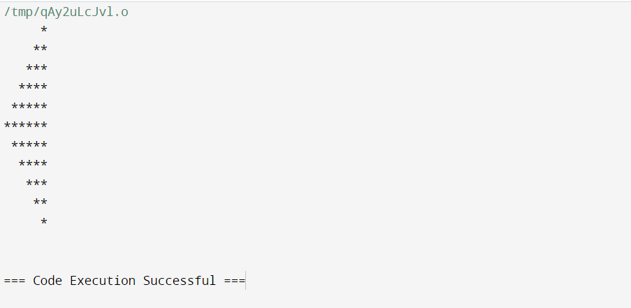 Print patterns in C++