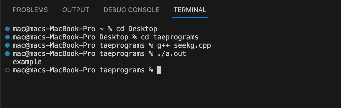 seekg() function in C++