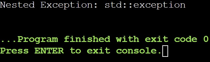 std::rethrow_if_nested in C++