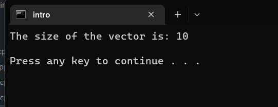 Vector methods in c++