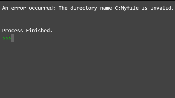 DirectoryInfo Class in C#