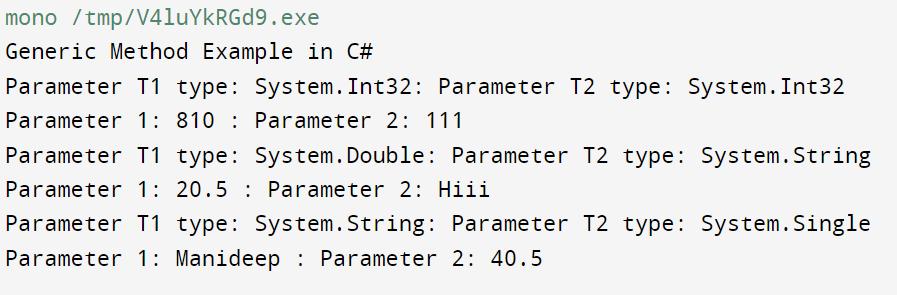 What is Generics in C#