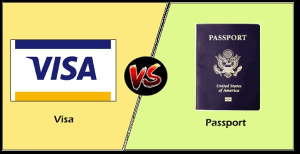 Difference Between Visa And Passport
