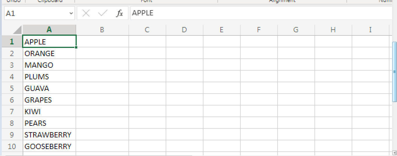 Adding Column in Excel