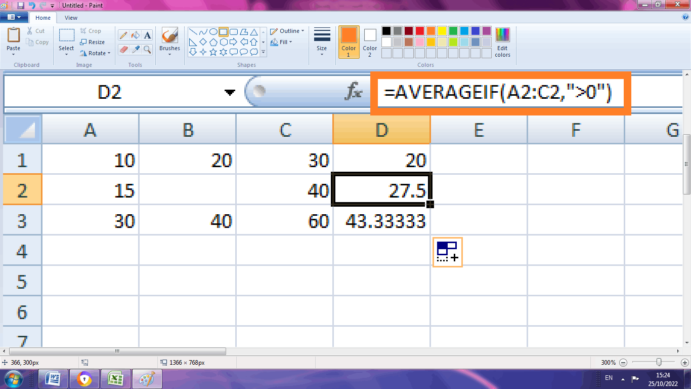 Average If in HTML