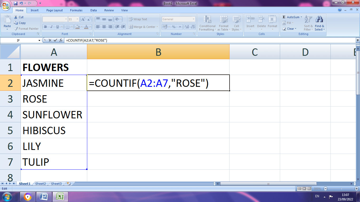 Count Cells with Text