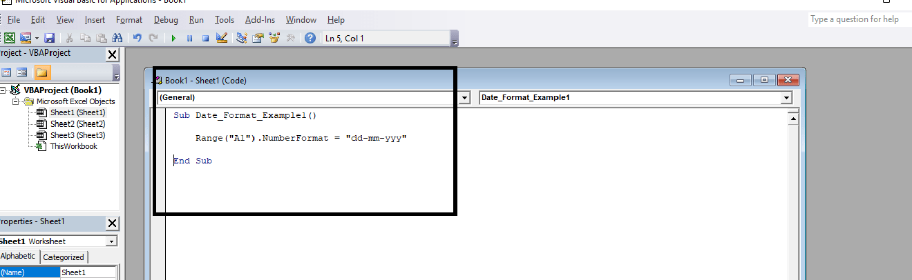 Date and Time in Excel-VBA